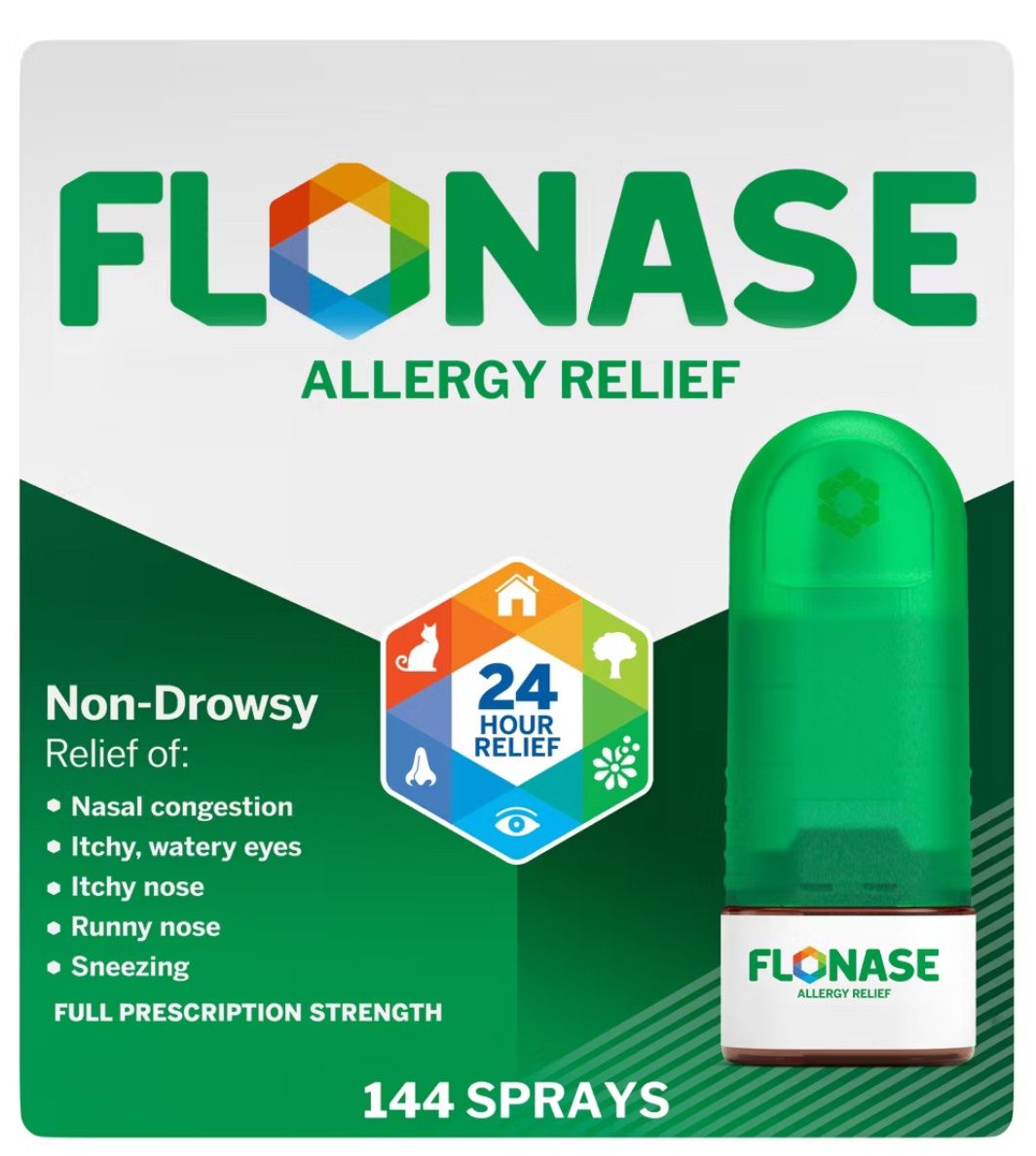 Flonase Allergy Relief Nasal Spray - Fluticasone Propionate 144 Sprays