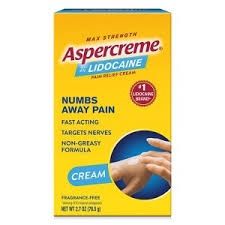 Aspercreme Max Strength Lidocaine Cream 2.7Oz Fragrance-Free