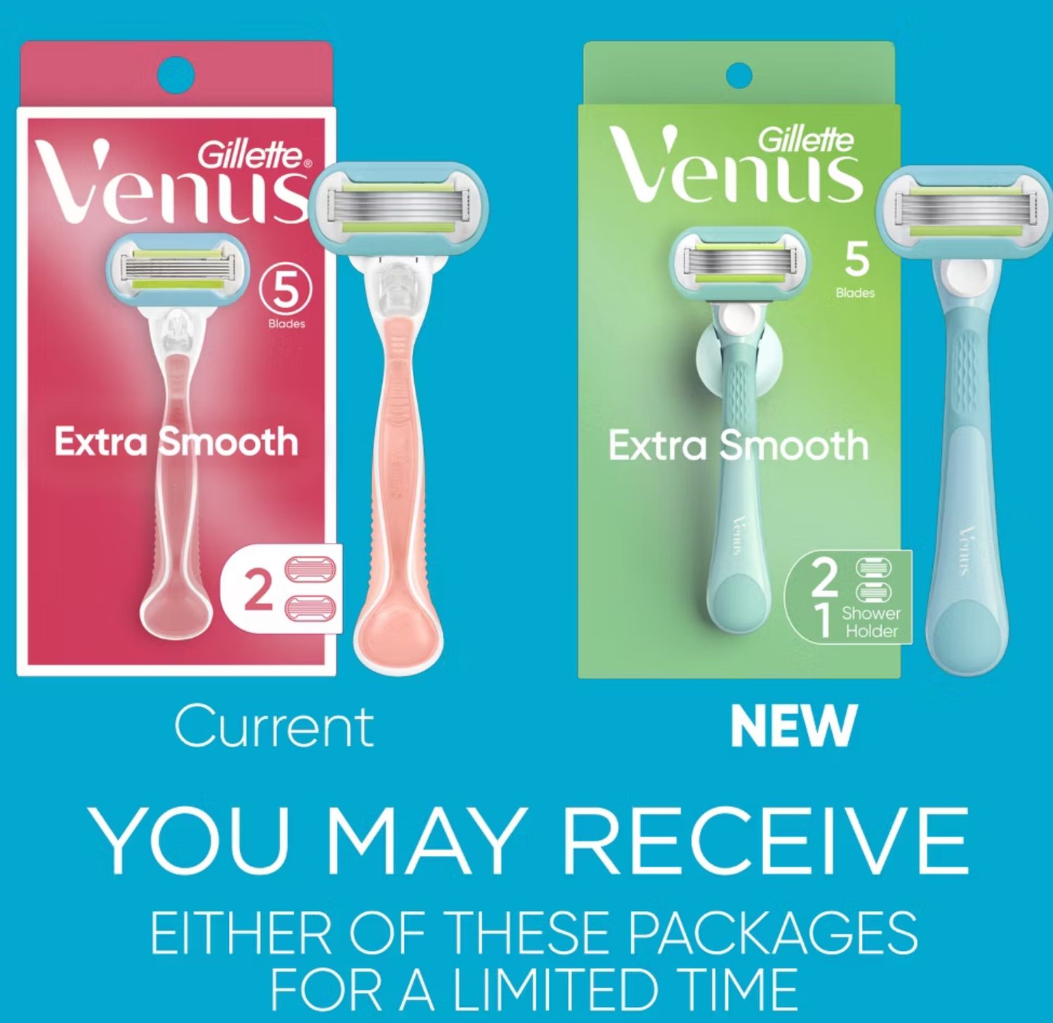 Gillette Venus Extra Smooth Women's Razor + Blade Refills