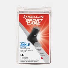 Elastic Ankle Support, Black, Md