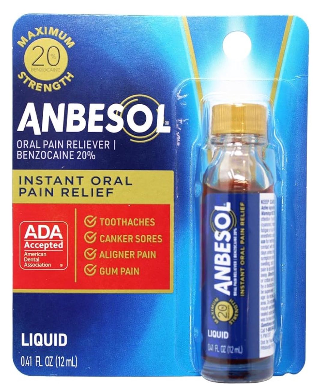 Anbesol 20% Liquid
