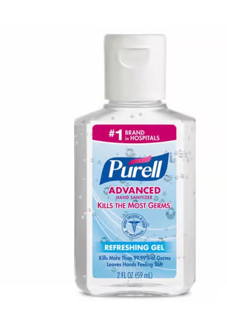 Purell Gel Hand Sanitizer 70%12X30Ml Travel Size