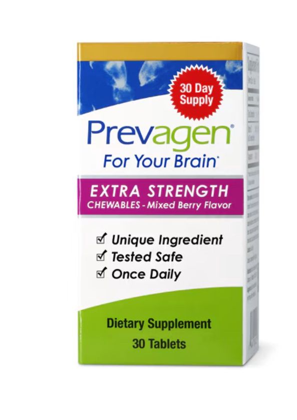 Prevagen Extra Strength Mixed Berry Chewables - 30 Tablets (1 Month Supply) | Formulated for Your Brain | 20mg of Apoaequorin Plus Vitamin D3