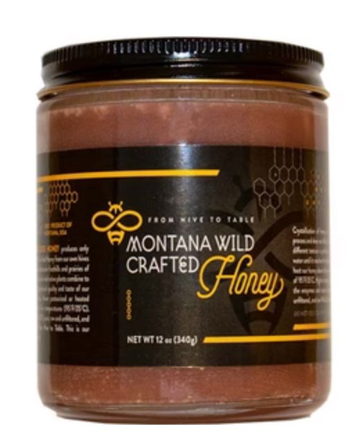 Montana  Wild Crafted  Huckleberry  Honey