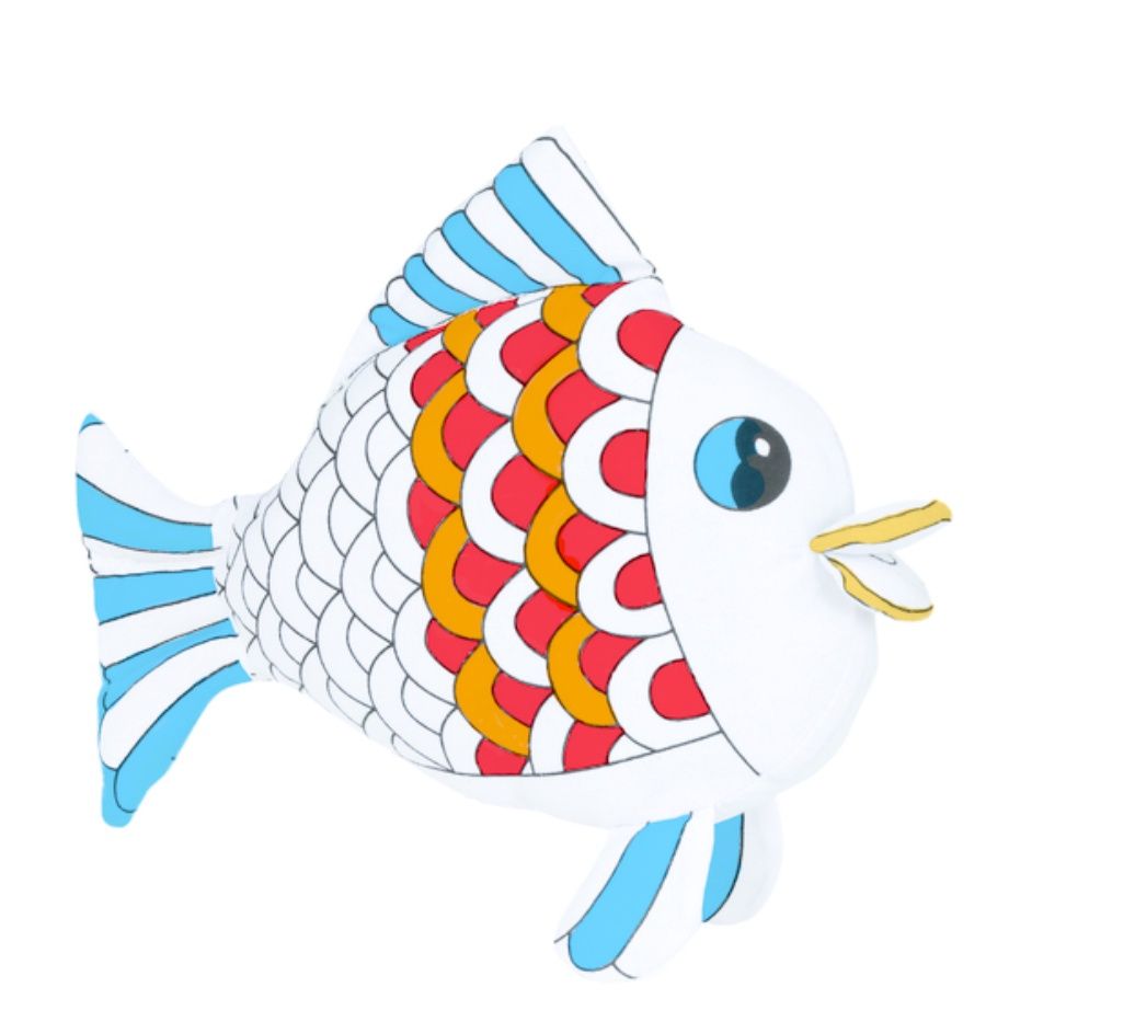 Mini Coloring  Fish w/ Markers