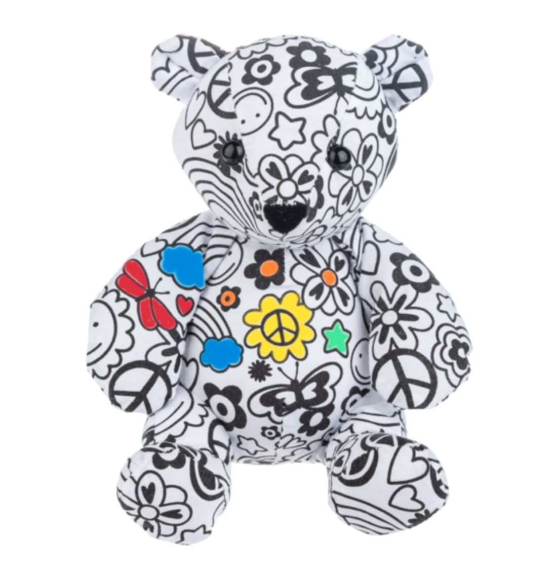 Mini Coloring Teddy Bear w/ Markers (7-pc. kit)