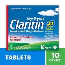 Claritin 24 hour 10Mg Loratadine Tablets - 10 count