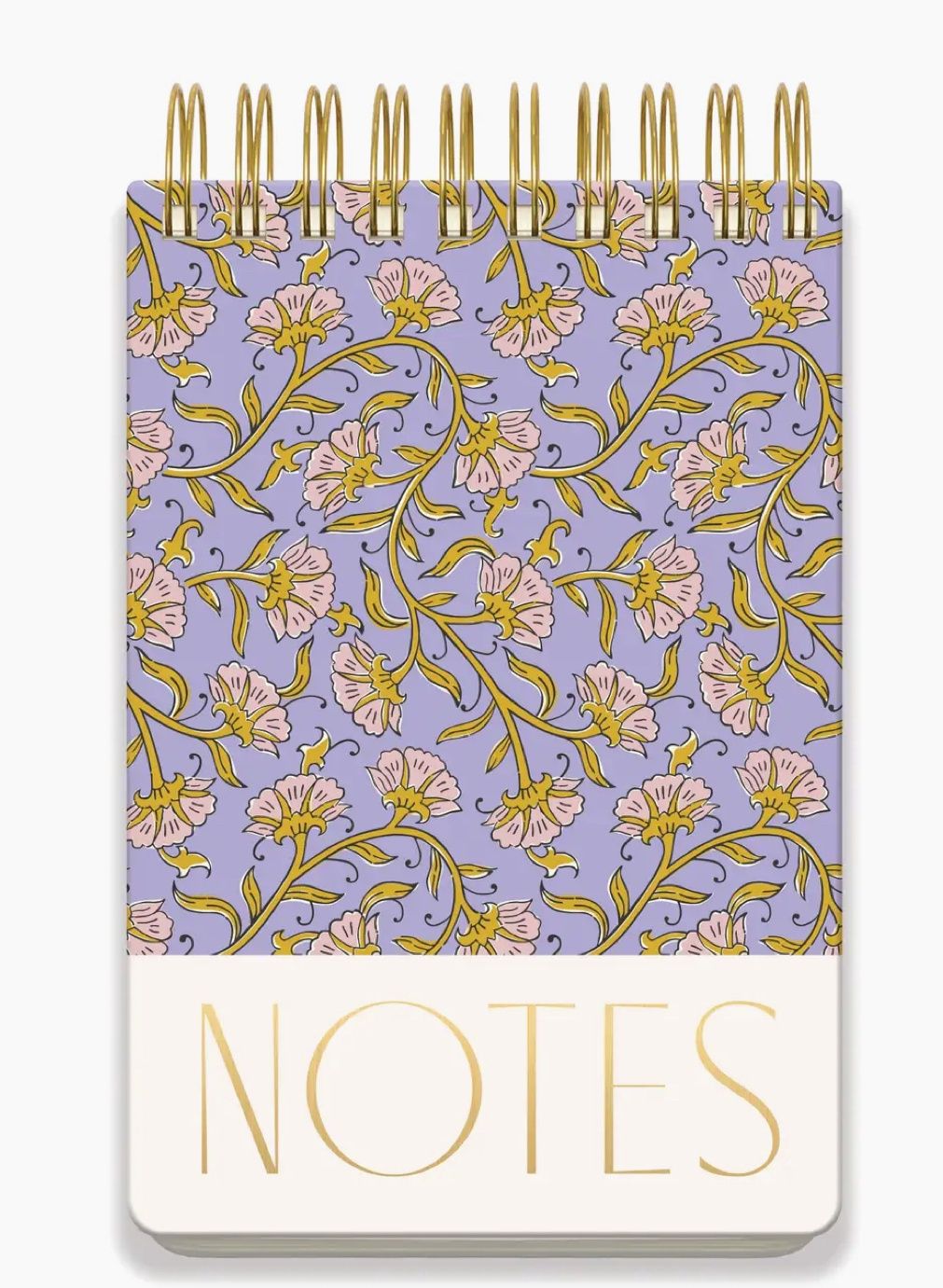 Large  Chunky  Notepad  Purple  Vintage  Floral