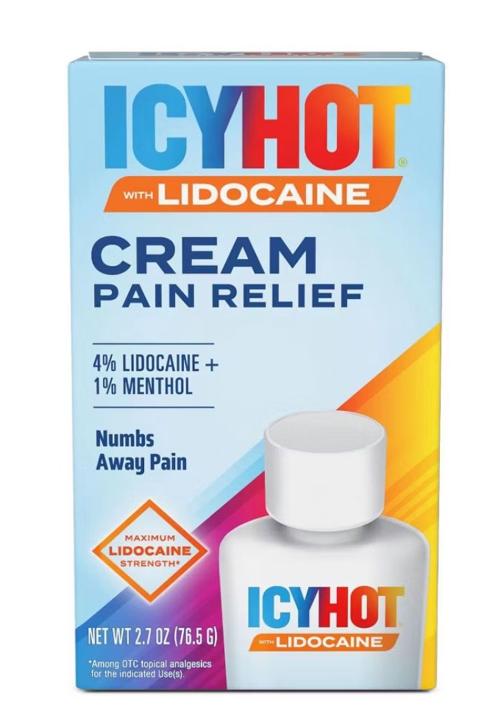 Icy Hot Lidocaine Cream 2.7Oz