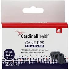 Cane Tip Replacements For 3/4in - 2 Each