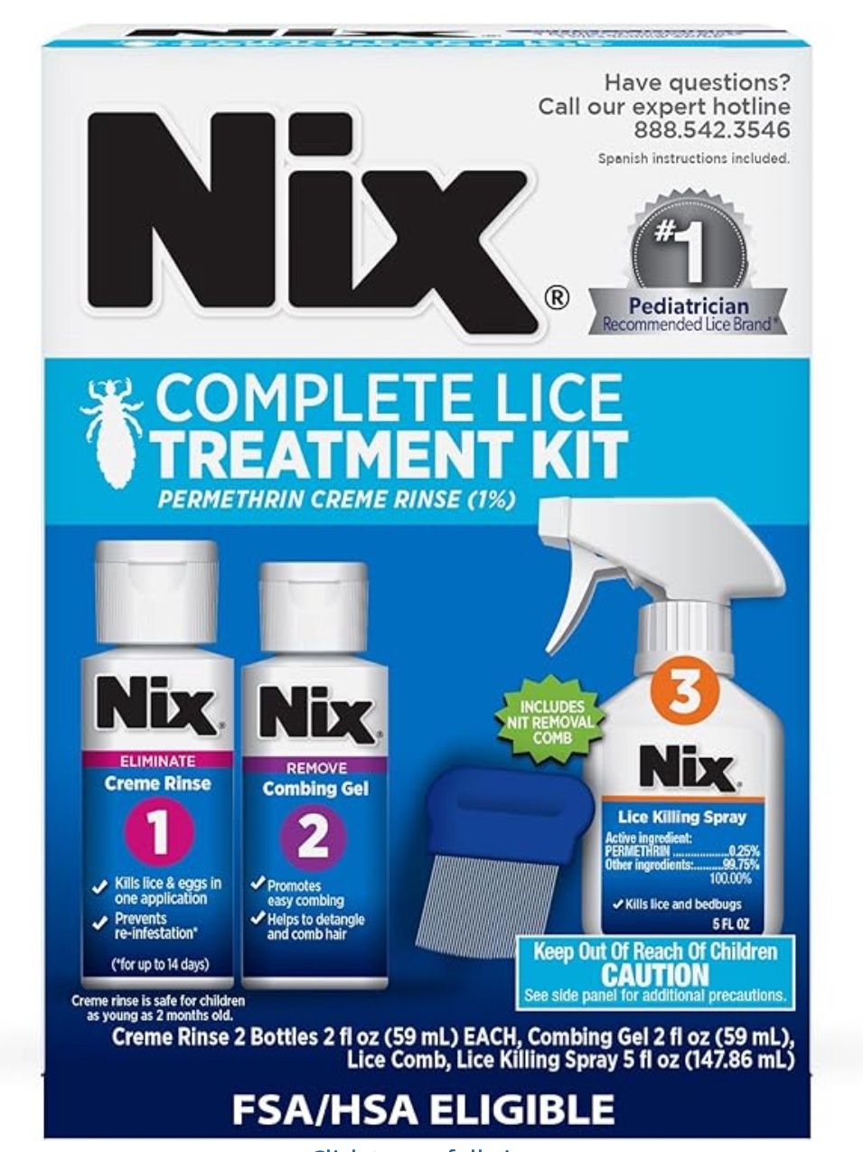 Nix Complete Lice Kit