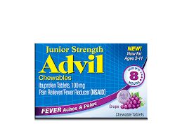 Advil Junior Strength 100 Mg - 24 Chewable Tablets