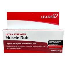 Leader Muscle Rub Ultra Strength Cream - 4oz