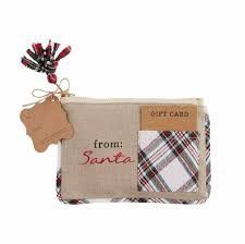 From Santa Tartan Gift Pouch