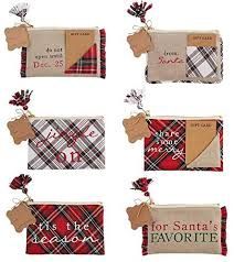Jingle On Tartan Gift Pouch