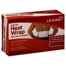Leader Heat Wrap Back 8 hours
