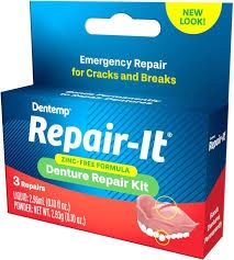 Dentemp Repair It Kit - 3 Denture Repairs