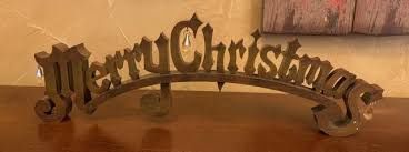 Merry Christmas Table Top Sign