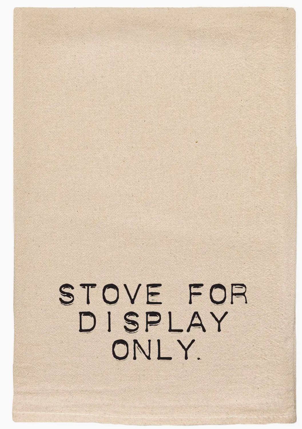 Stove For Display Only Tea Towel