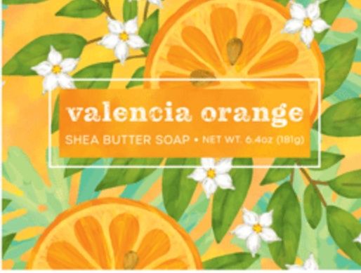 Valencia Orange Mini Shea Soap