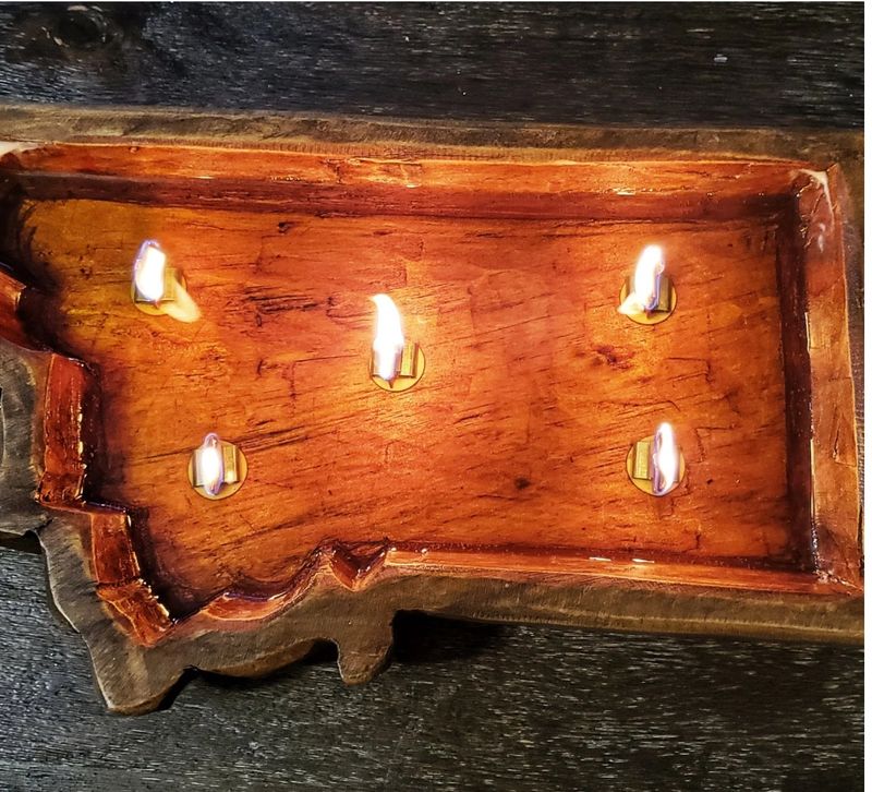 Flannel Montana Dough Bowl Candle