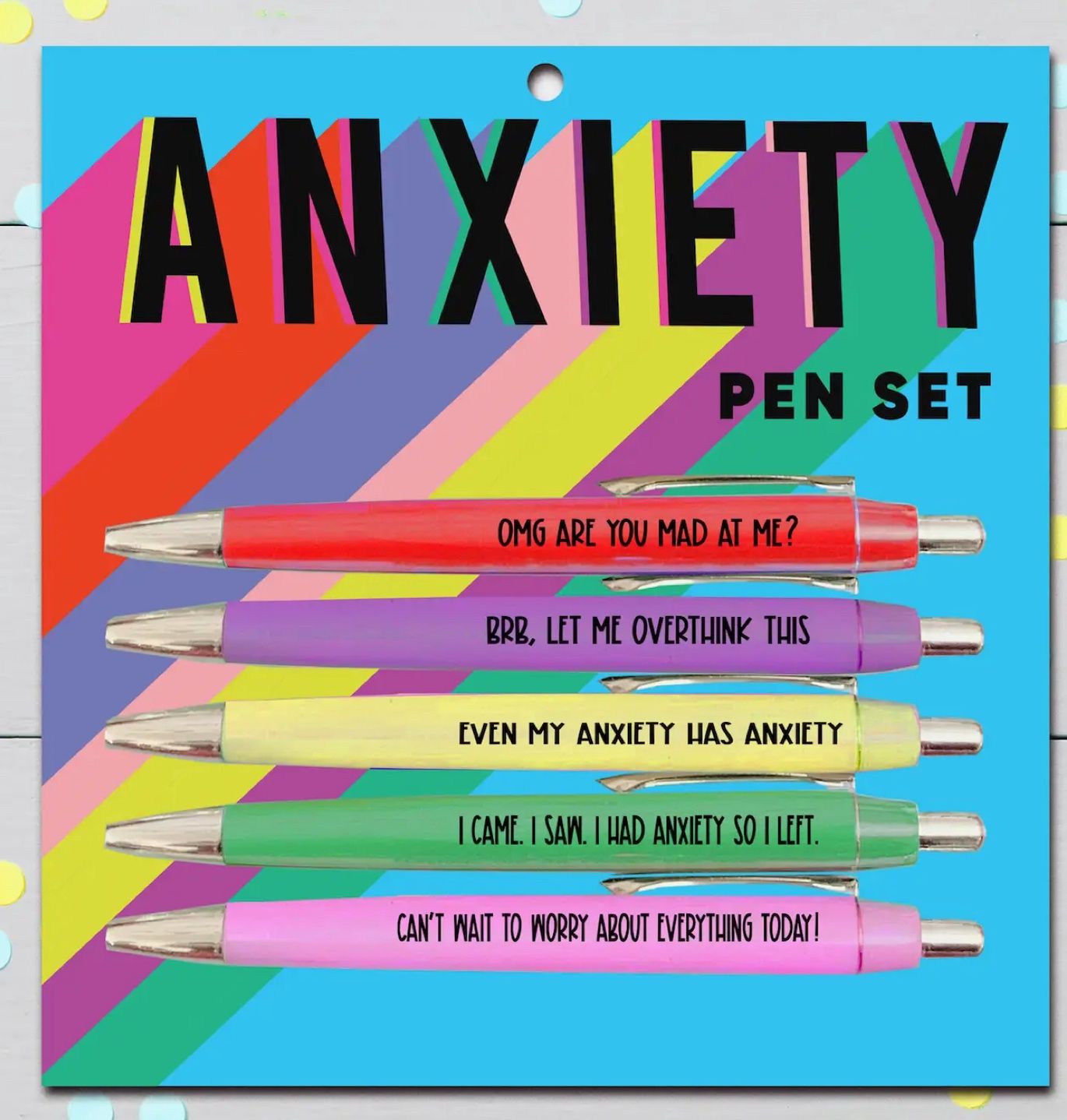 Anxiety Pen Set