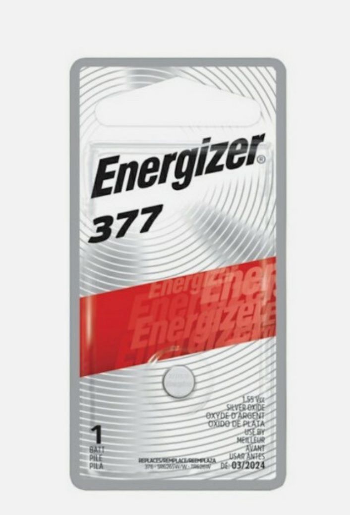Energizer 377 1.55V Silver Oxide Battery - 1 Pack
