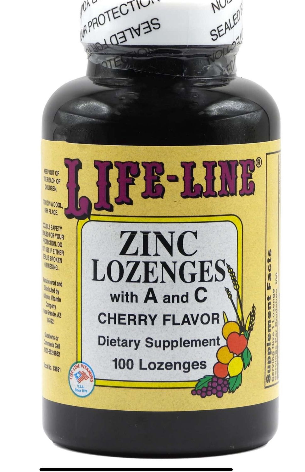 Zinc Lozenges with A/C/Bee Propolis Cherry Flavor, 100 Lozenges