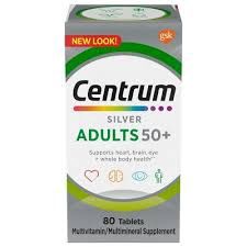 Centrum Silver Multivitamin/Multimineral Supplement Adults 50+ - 80 Tablets