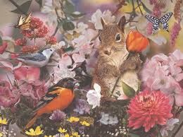 Puzzle Nest of Flowers (1000pc)