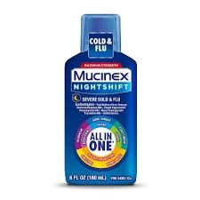 Mucinex Nightshift Severe Cold &amp; Flu - 6 fl oz