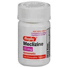 Meclizine 25 Mg Tablet Chewable