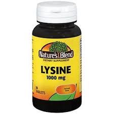 Lysine 1000mg Tablets 50 ct