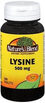 Lysine 500mg Tablets 100 ct