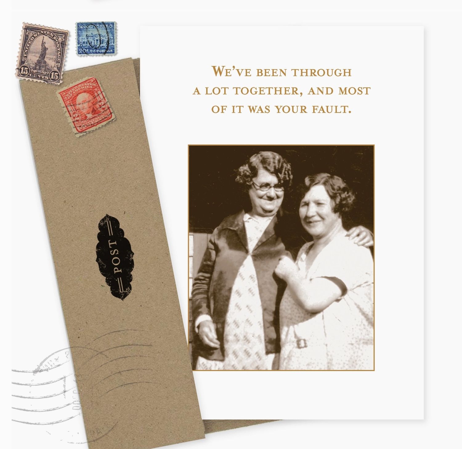 Your Fault Friendship Card  SM132