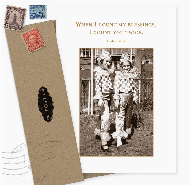 I Count You Twice Thank You Card SM475