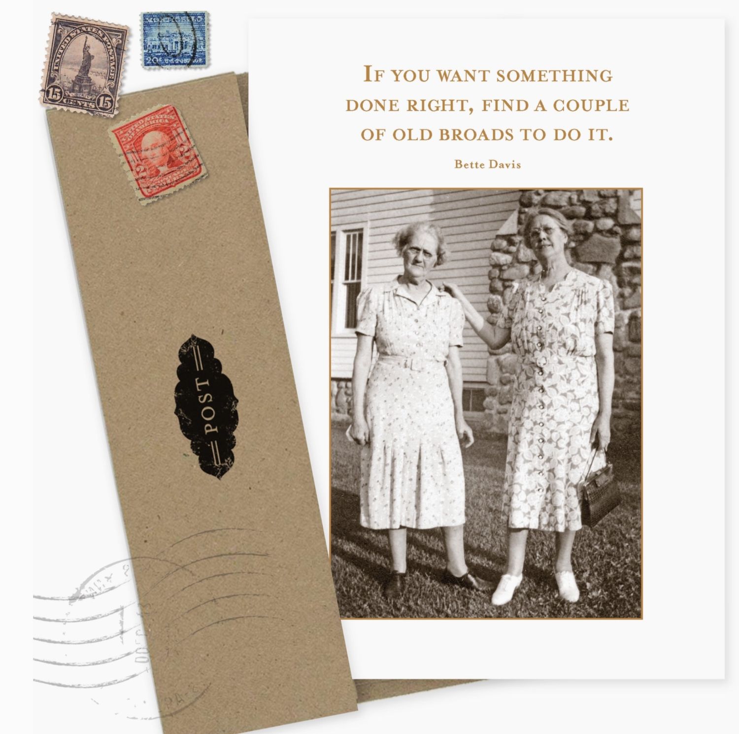 Old Broads What A Hoot Card SM485