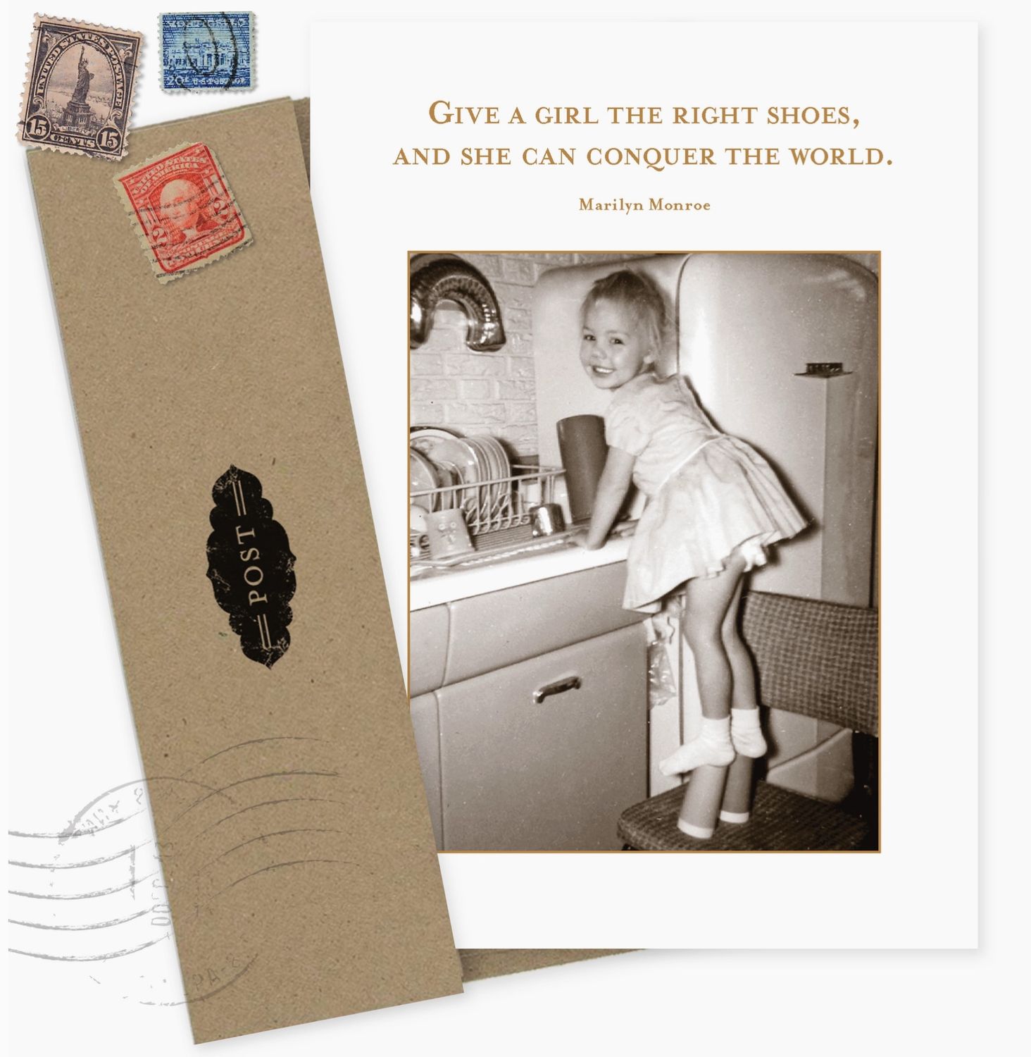 Give A Girl Shoes Birthday Card SM559