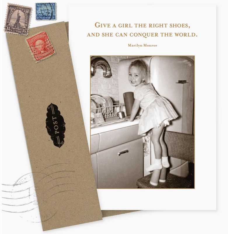 Give A Girl Shoes Birthday Card SM559