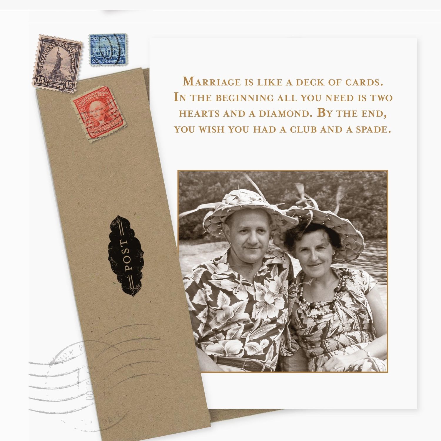 Deck of Cards Anniversary Card SM529