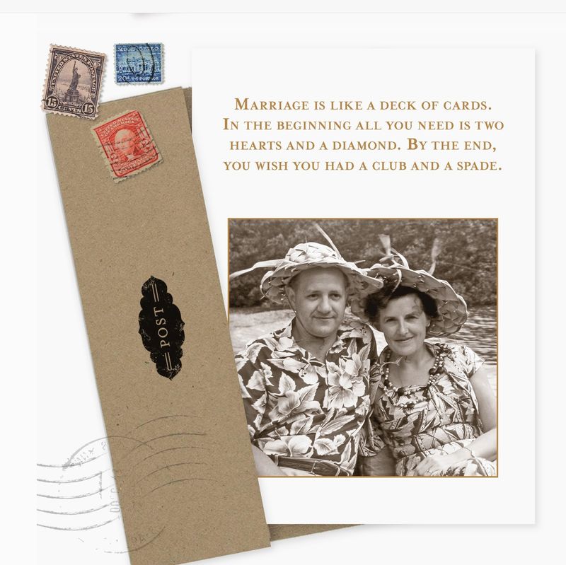 Deck of Cards Anniversary Card SM529