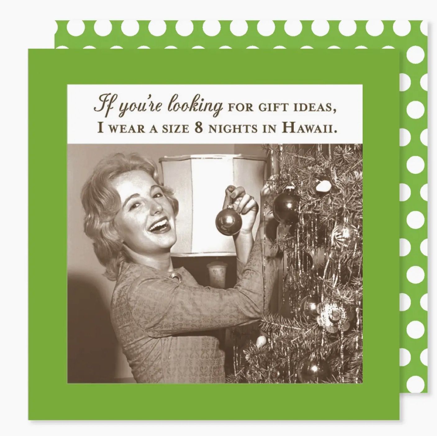 Size 8 Nights Holiday Napkin