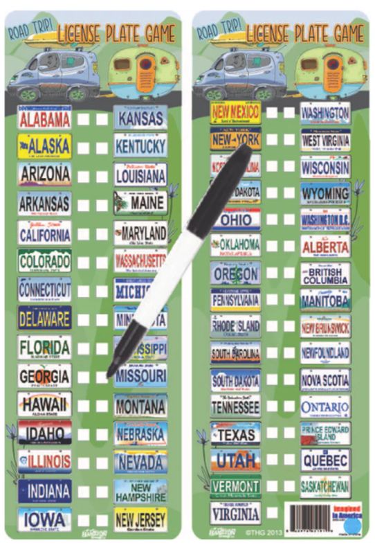 License Plate Game