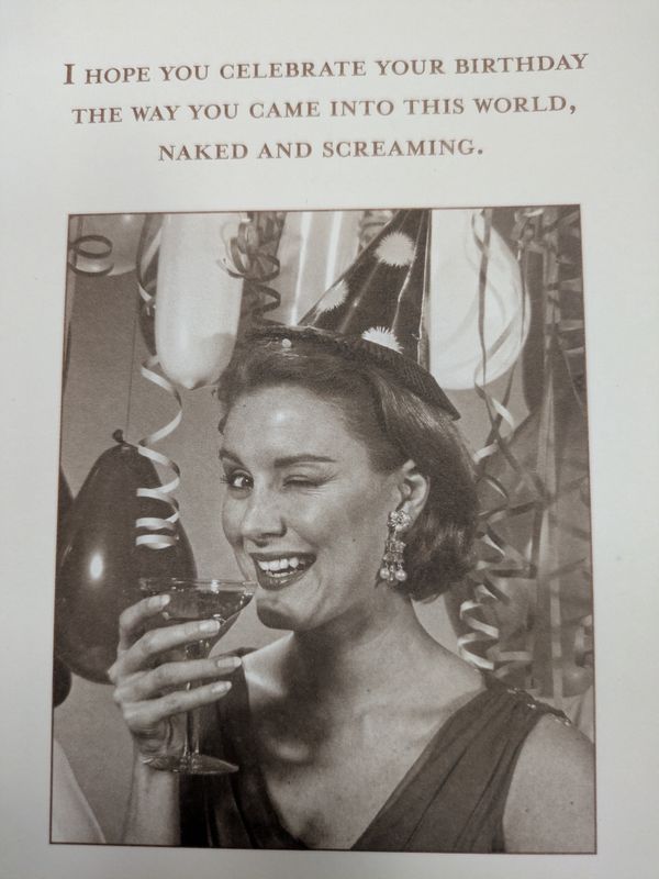 Naked And Screaming - Card SM709