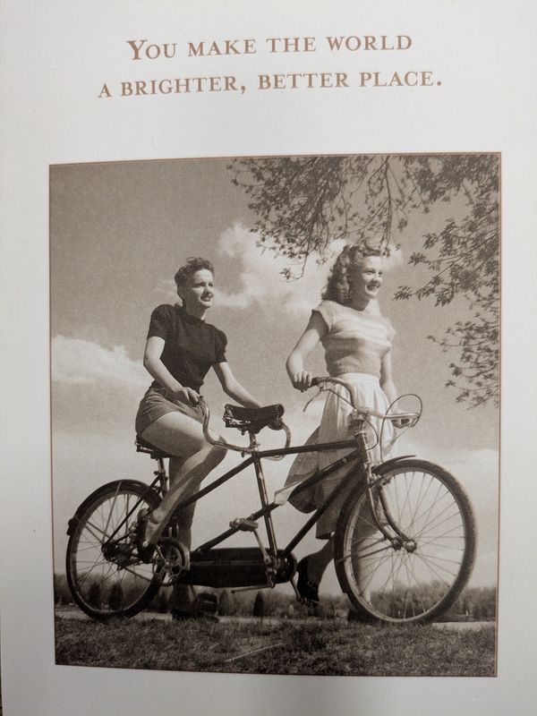 You Make The World A Brighter, Better Place -CARD SM719