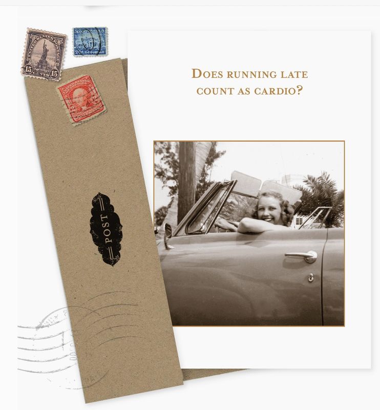 Count As Cardio Birthday Card  SM548