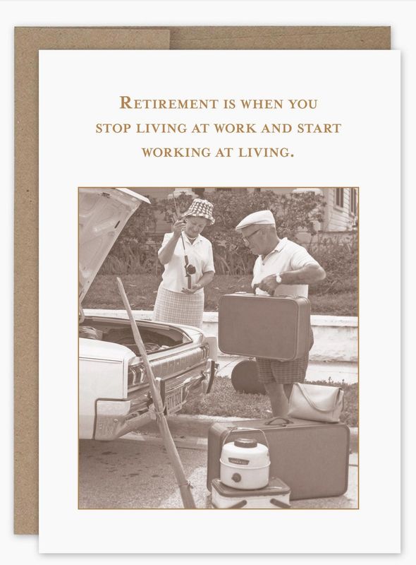 Working At Living Retirement Card SM682