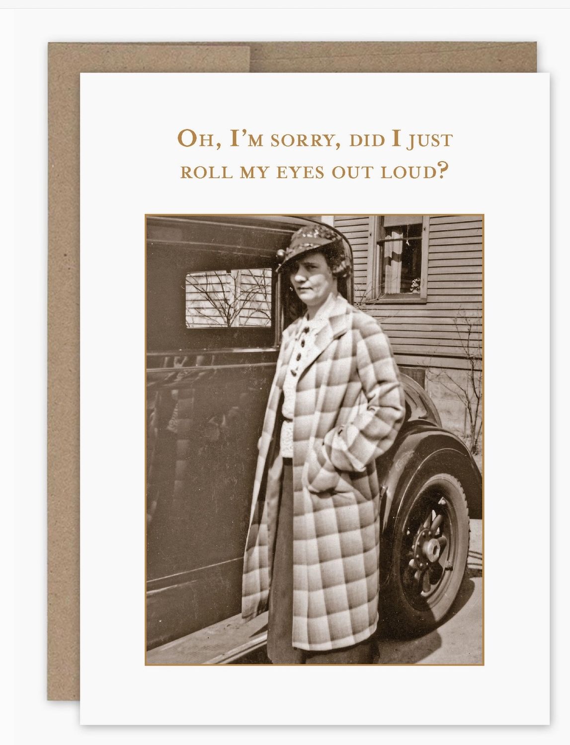 Roll My Eyes What A Hoot Card SM611