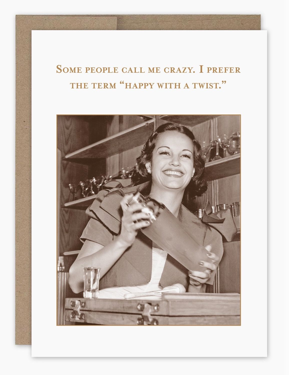 Happy with A Twist Birthday Card SM736