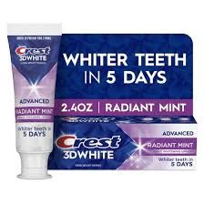 Crest 3D Whitening Paste Radiant Mint